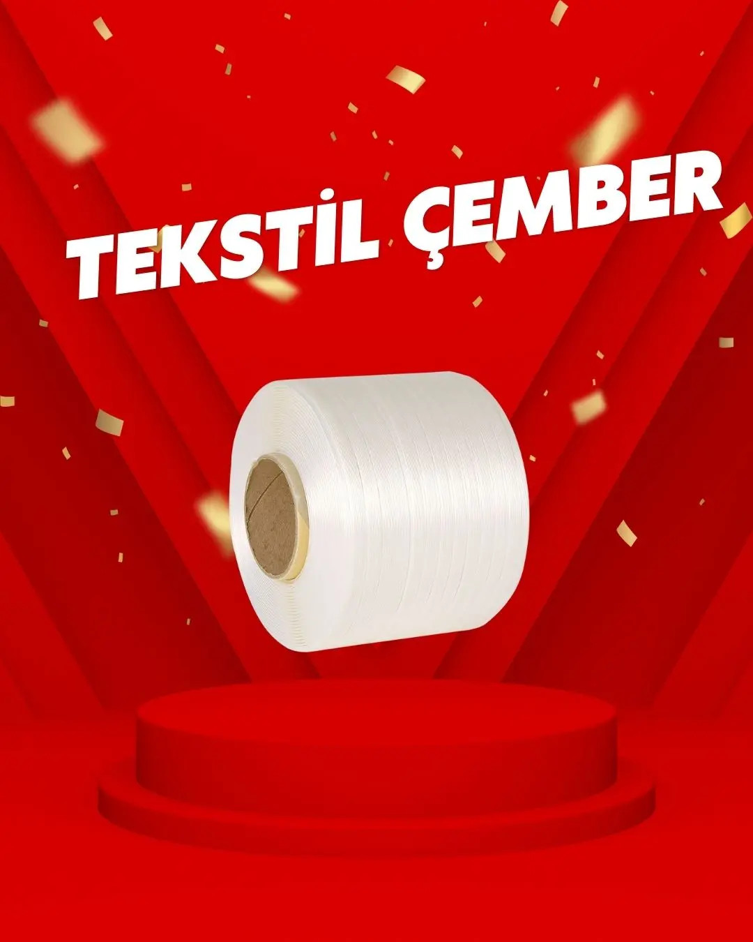 Yumuşak Dokulu Tekstil Çember - Hassas Yüzey Paketleme Çemberi