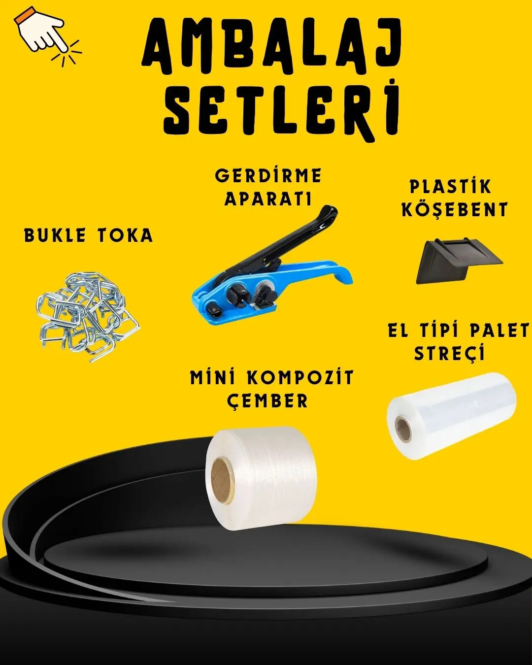 Başlangıç Tipi Ambalaj Seti - Manuel Çemberleme Takımı