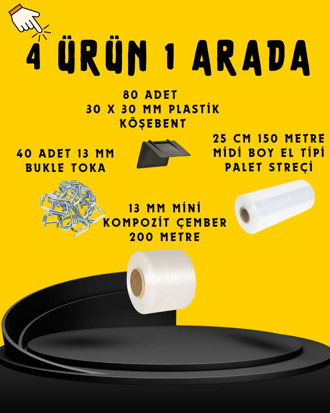 13 mm Kompozit Çemberleme Seti 